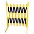 Nůžková zábrana standard, černá / žlutá, délka až 4 m 